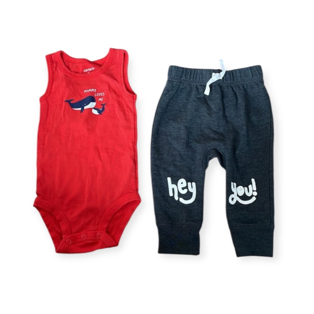 Carter's Cat & Jack Onesie And Pants Bundle